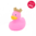 Badeente Mini, Baby Krone rosé