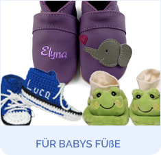 Babyschuehchen für Babys Füße